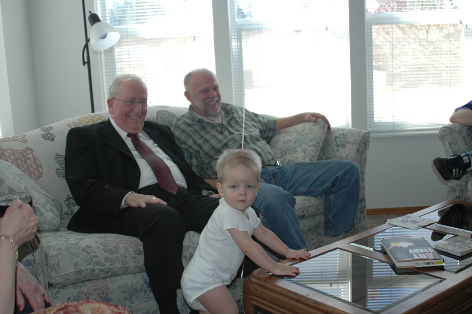 Rowan and his grandfather Colbaugh and great-grandfather Ravan